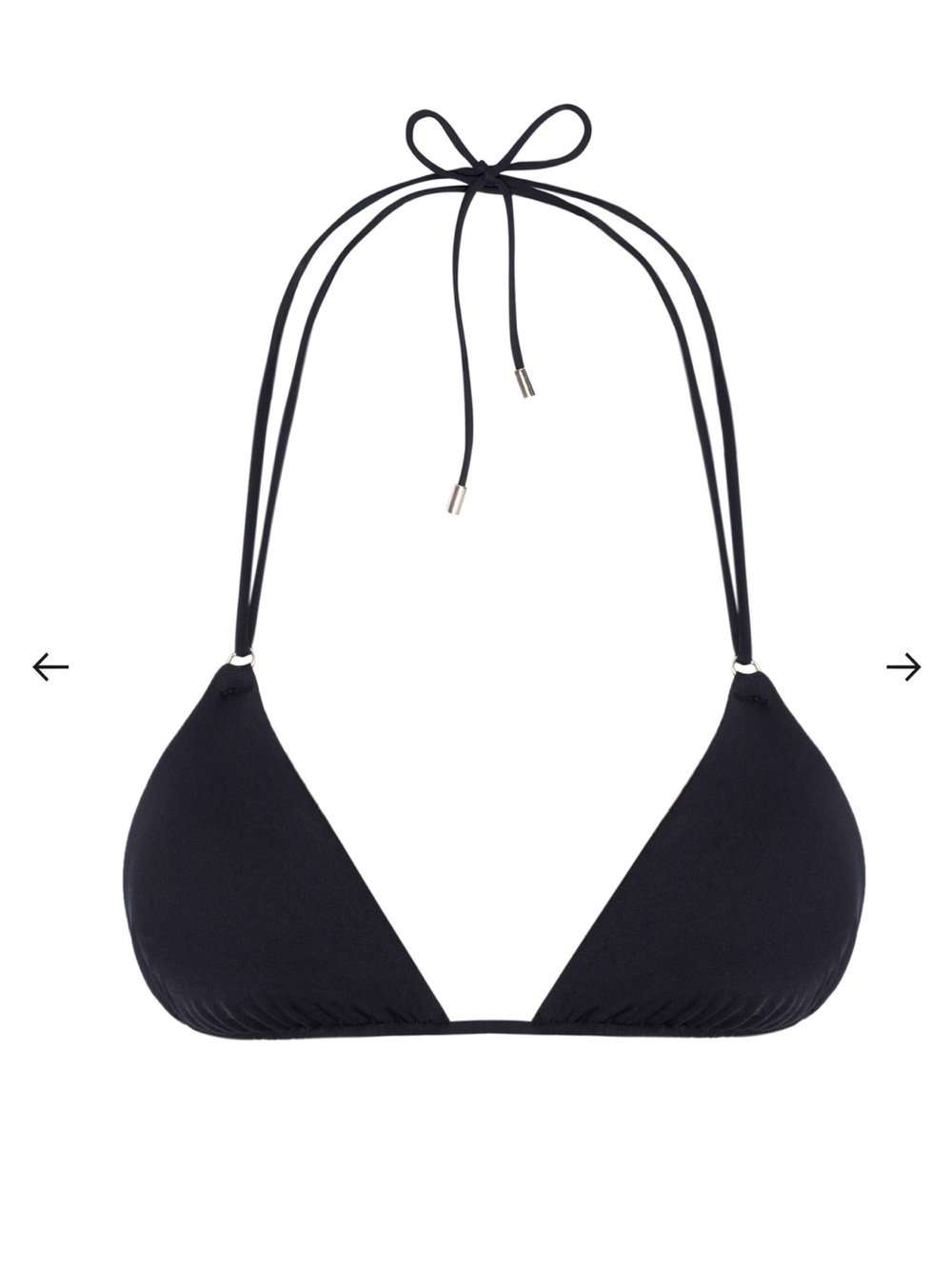 Monday Swimwear hanalei Black Triangle Bikini Top
